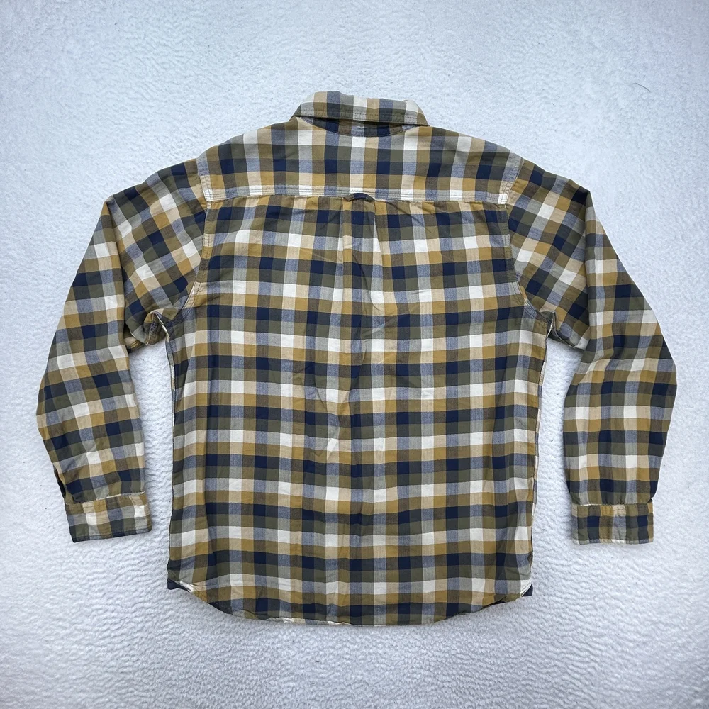 The North Face Shirt Mens Large Plaid Button Up Long Sleeve Outdoor Casual